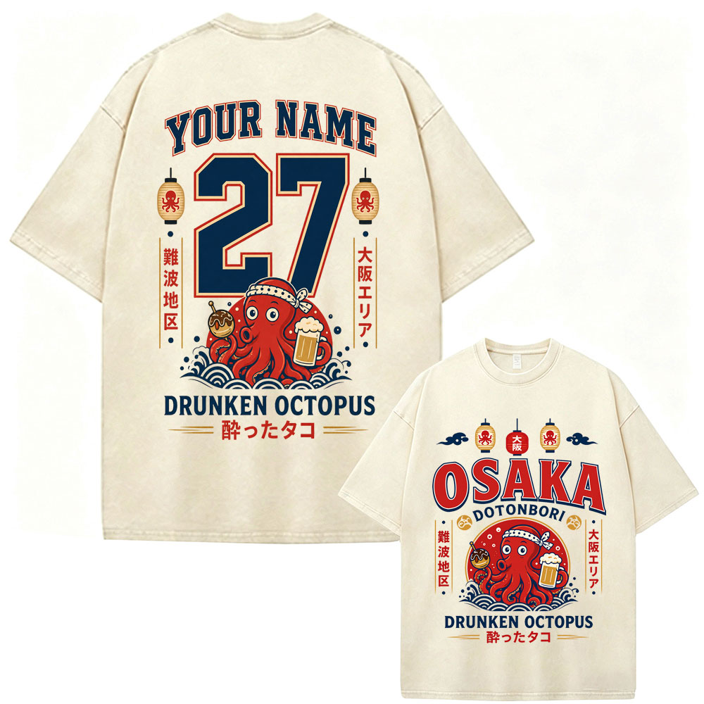Vintage Fashion Osaka - Мужские винтажные футболки с принтом «Пьяный