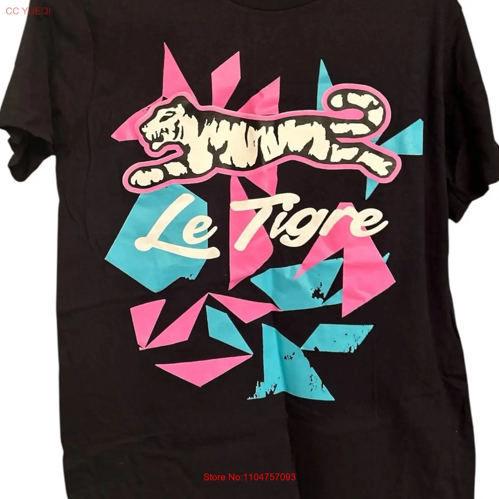 Vintage Fashion Logo - Мужская ретро-футболка Le Tigre, размер M,