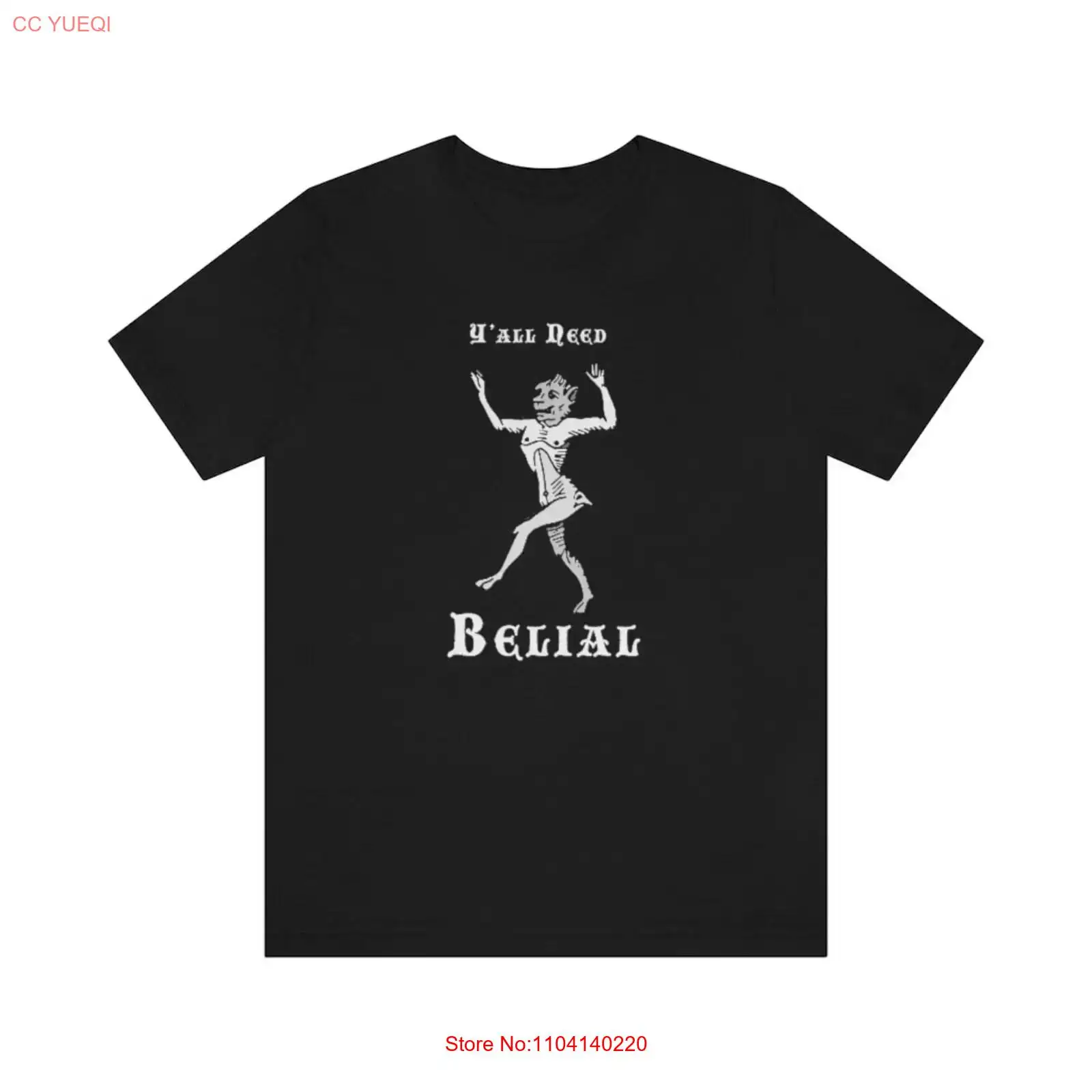 Vintage Fashion Wear - Yall Need Belial BW Джерси Футболка