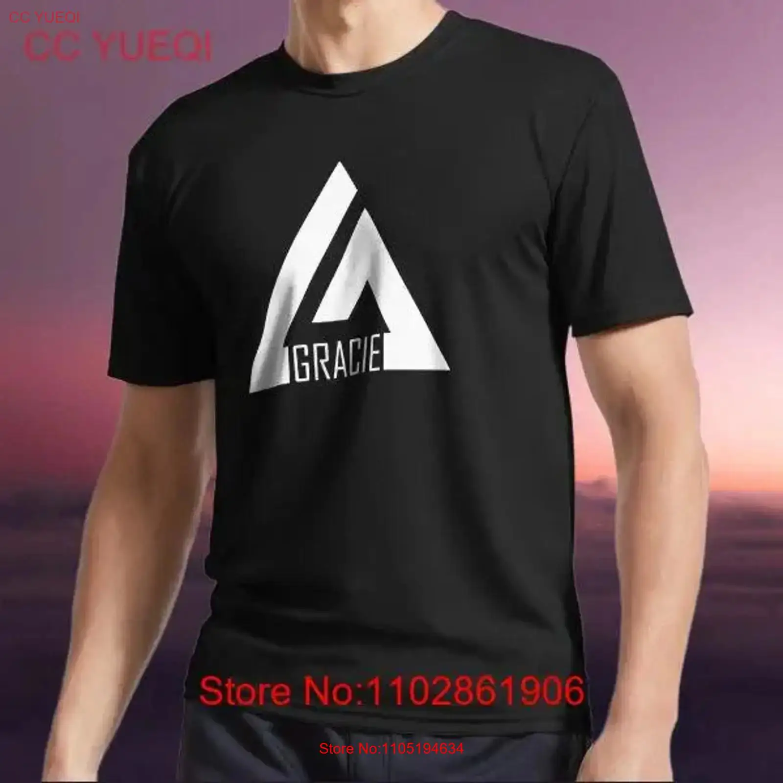 Vintage Fashion Logo - Новая футболка BJJ Gracie с активным