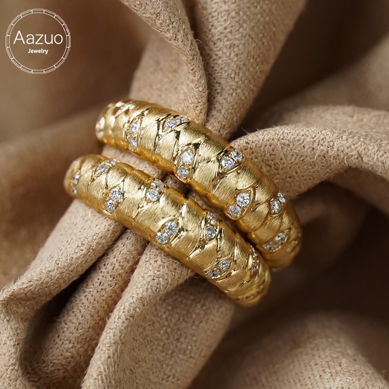 Vintage Fashion Rings For Women - Ювелирные изделия Aazuo: Кольцо из настоящего