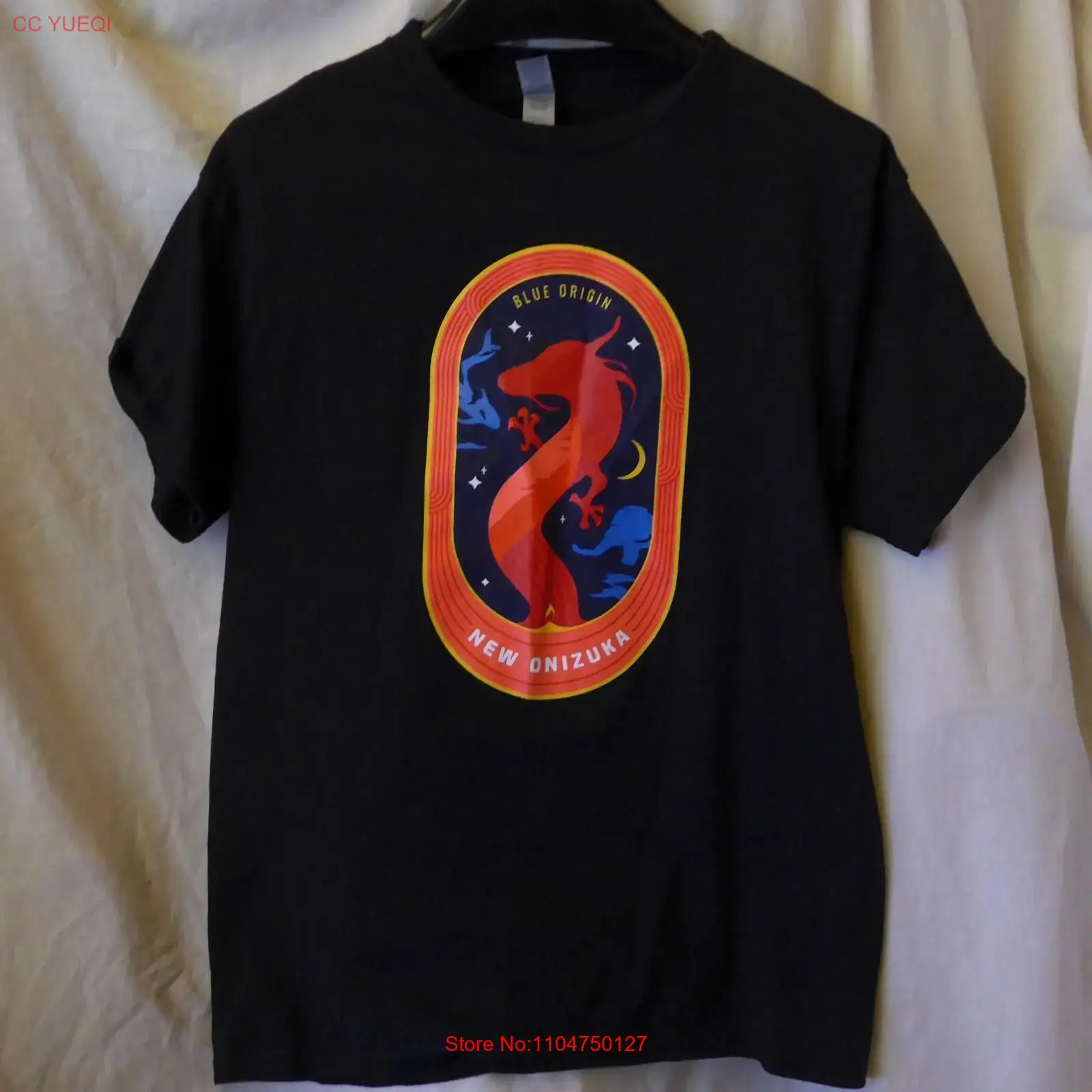 Vintage Fashion Logo - Редкая винтажная футболка Blue Origin New