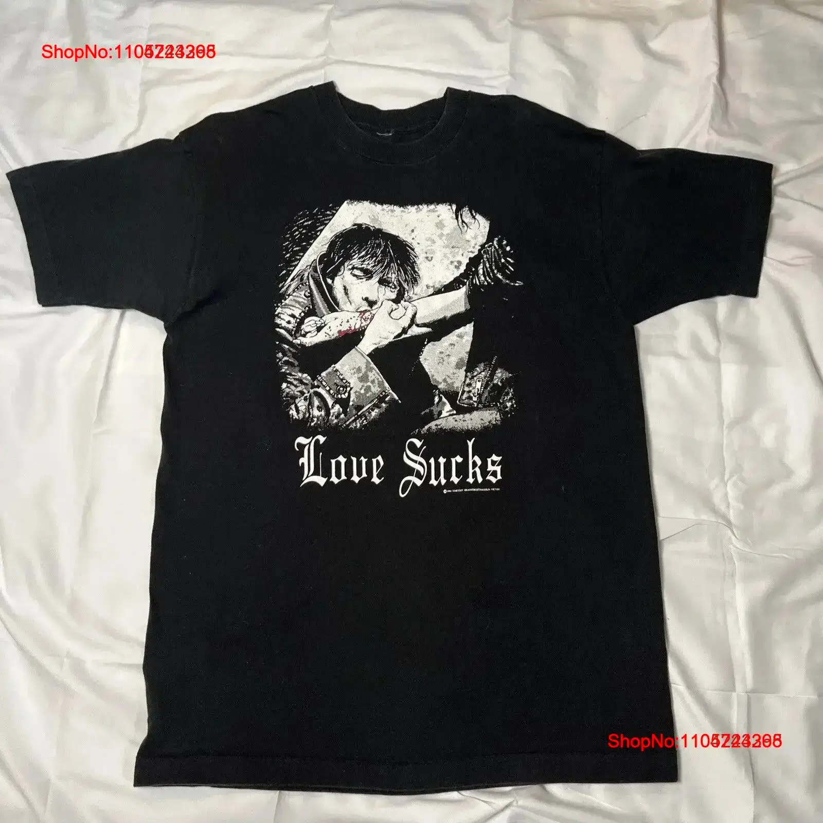Vintage Fashion Victim Shirt - Винтажная футболка 90-х годов Love Sucks