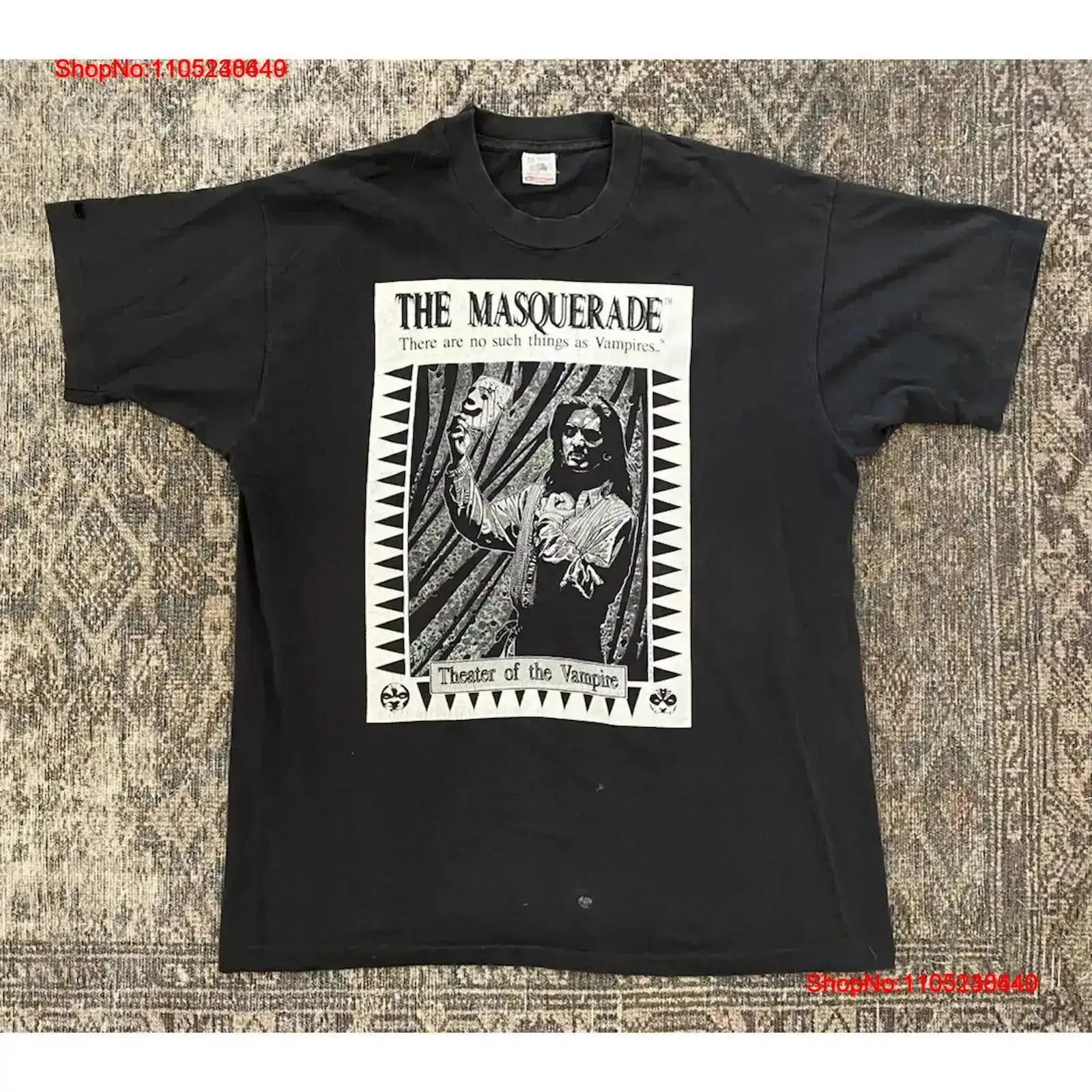 Vintage Fashion Victim Shirt - Винтажная редкая футболка Vampire The Masquerade