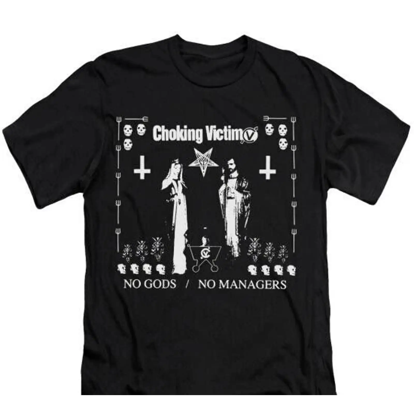 Vintage Fashion Victim Shirt - Футболка Choking Victim, мерч группы, музыкальная