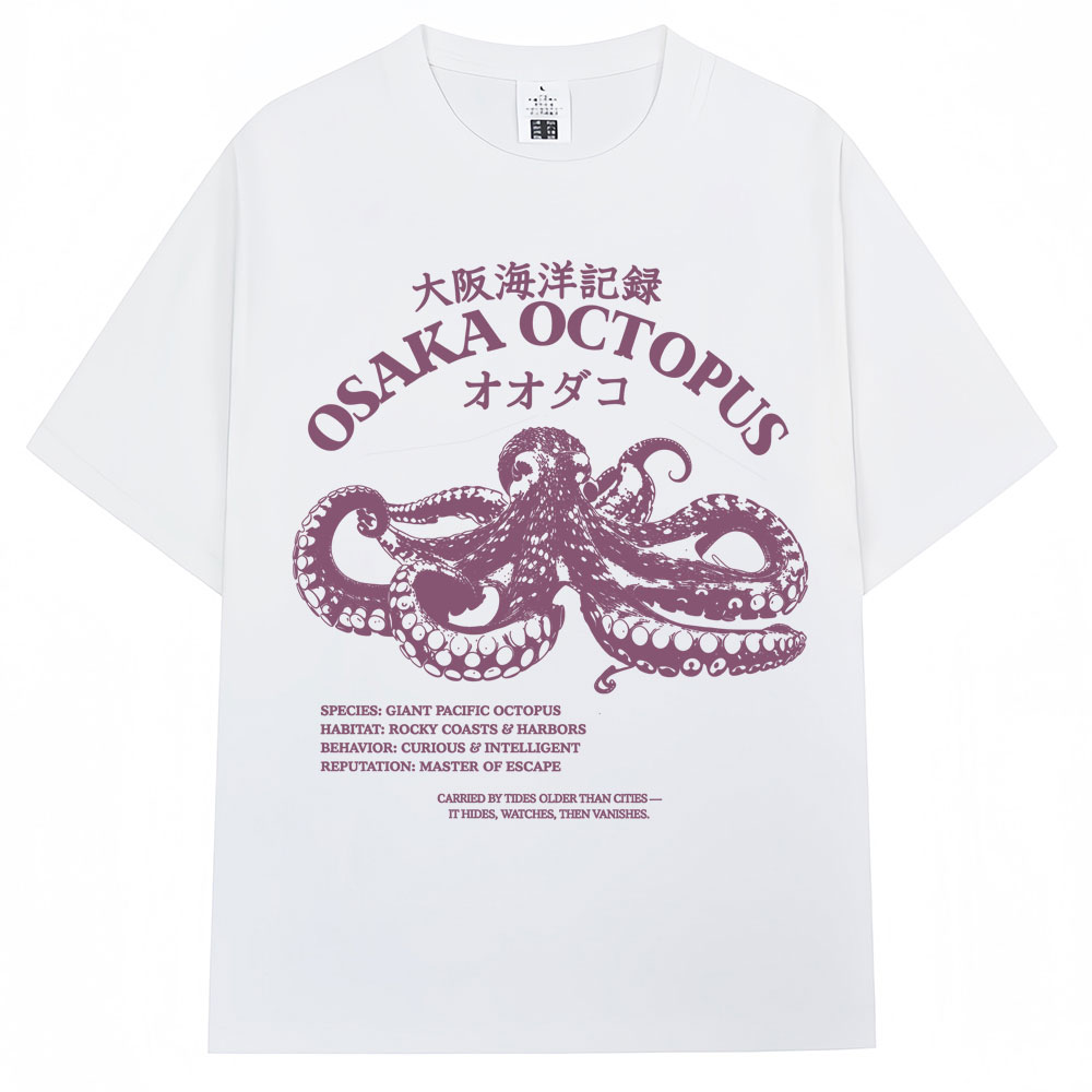 Vintage Fashion Osaka - Футболка в японском стиле с изображением