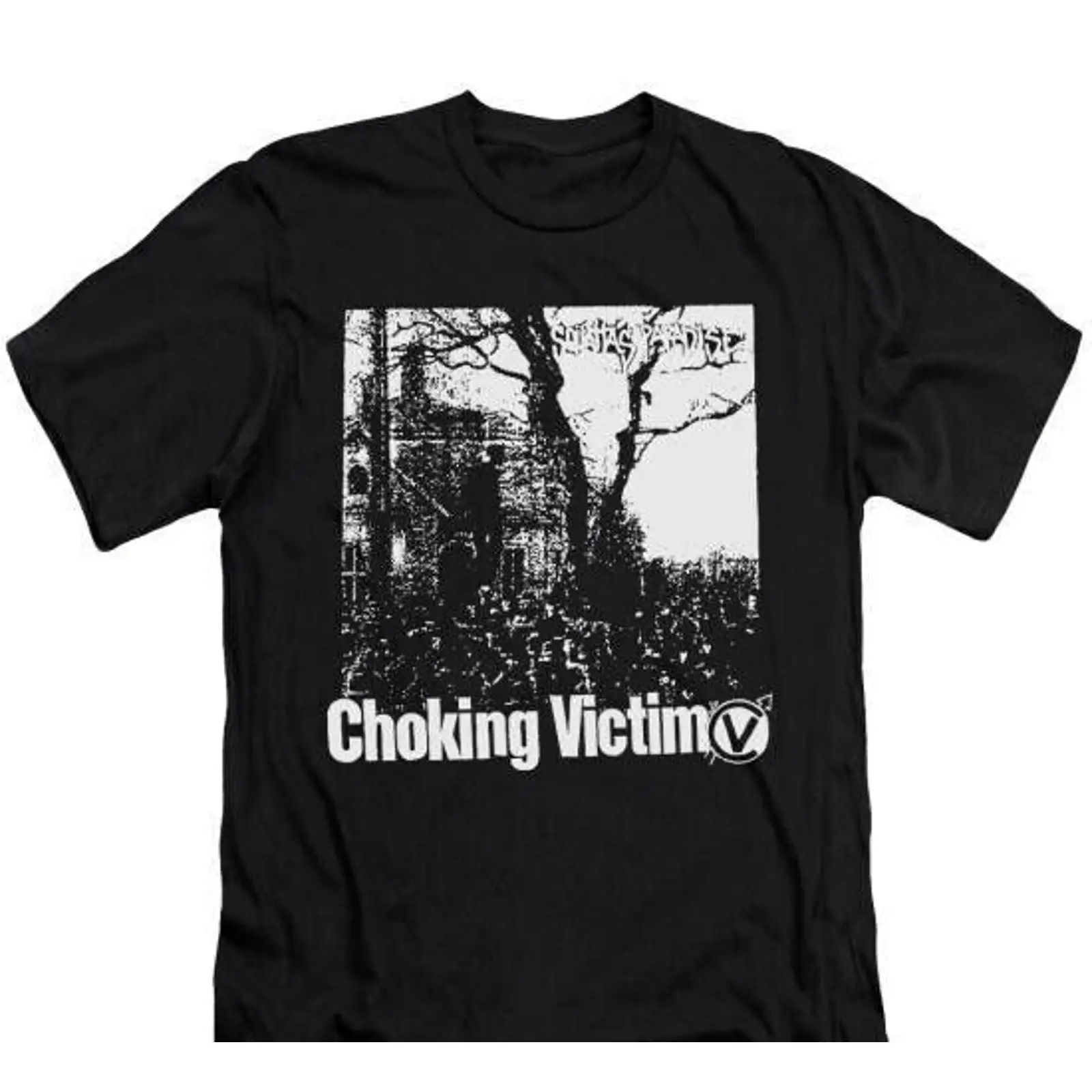 Vintage Fashion Victim Shirt - Футболка унисекс Squattas Paradise с принтом