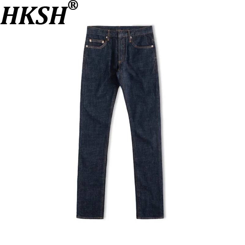 Vintage Vibes Fashion - Мужские джинсы HKSH: Новинка Весна-Осень, модные,