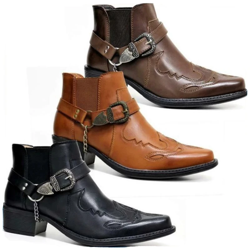 Vintage Fashion For Mens - Модные мужские винтажные ковбойские ботинки 2026