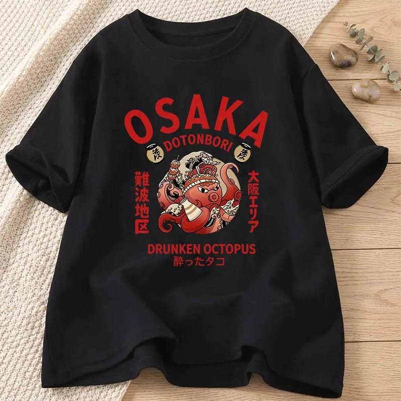 Vintage Fashion Osaka - Винтажные футболки с принтом Osaka для