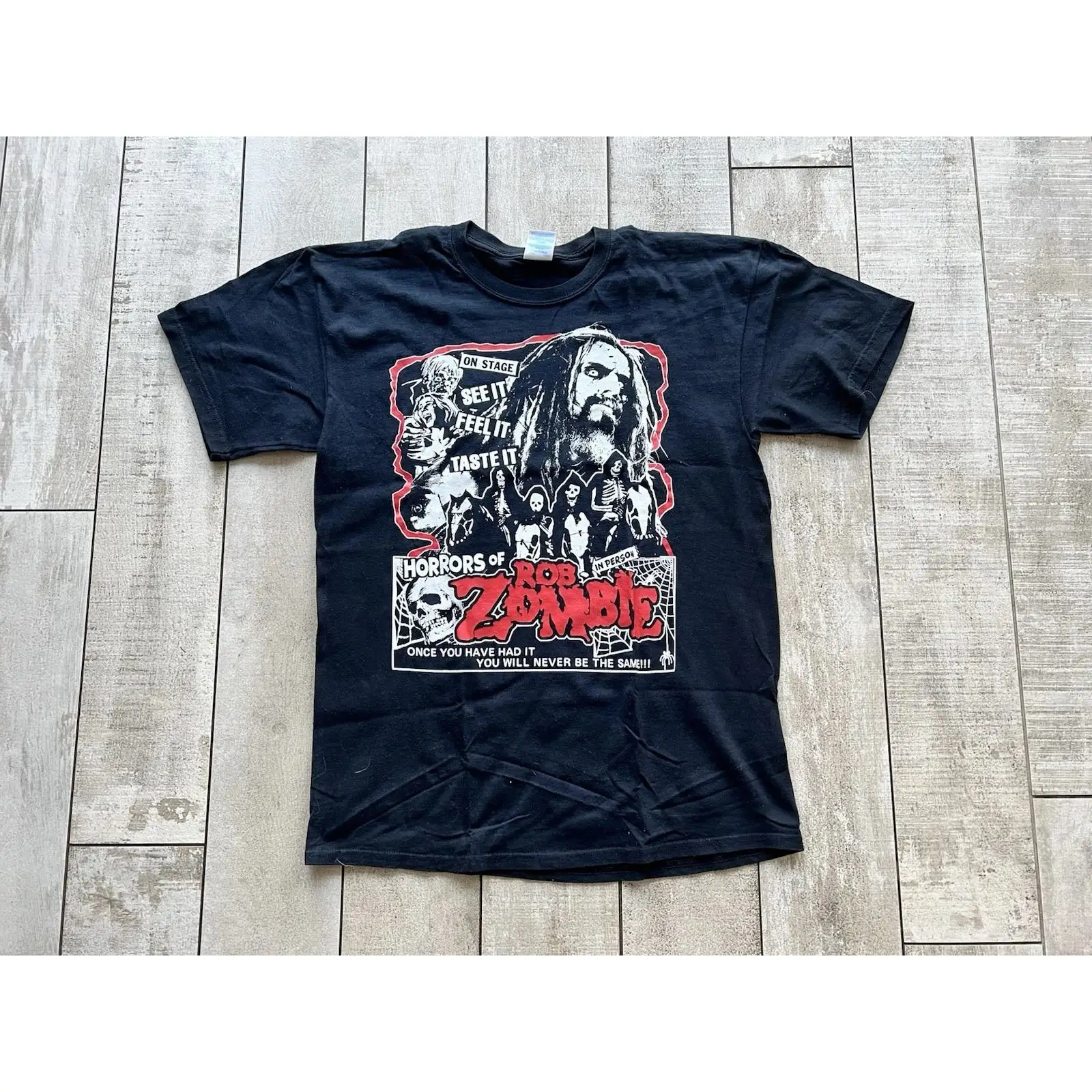 Vintage Fashion For Mens - Футболка ROB ZOMBIE Horrors On Stage
