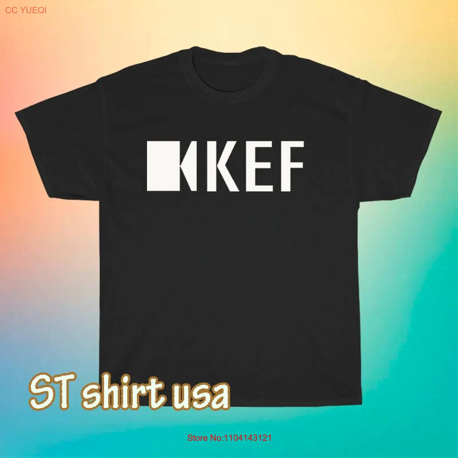 Новая футболка с логотипом KEF – обзор и цена Vintage Fashion Logo