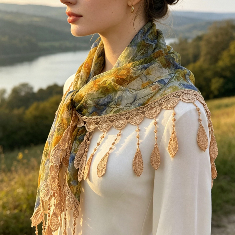 Винтажный кружевной пояс-шарф  – обзор и цена Vintage Slip Dress