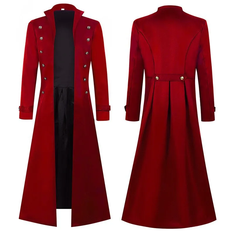Мужской средневековый пиратски – обзор и цена Vintage Trench Coat