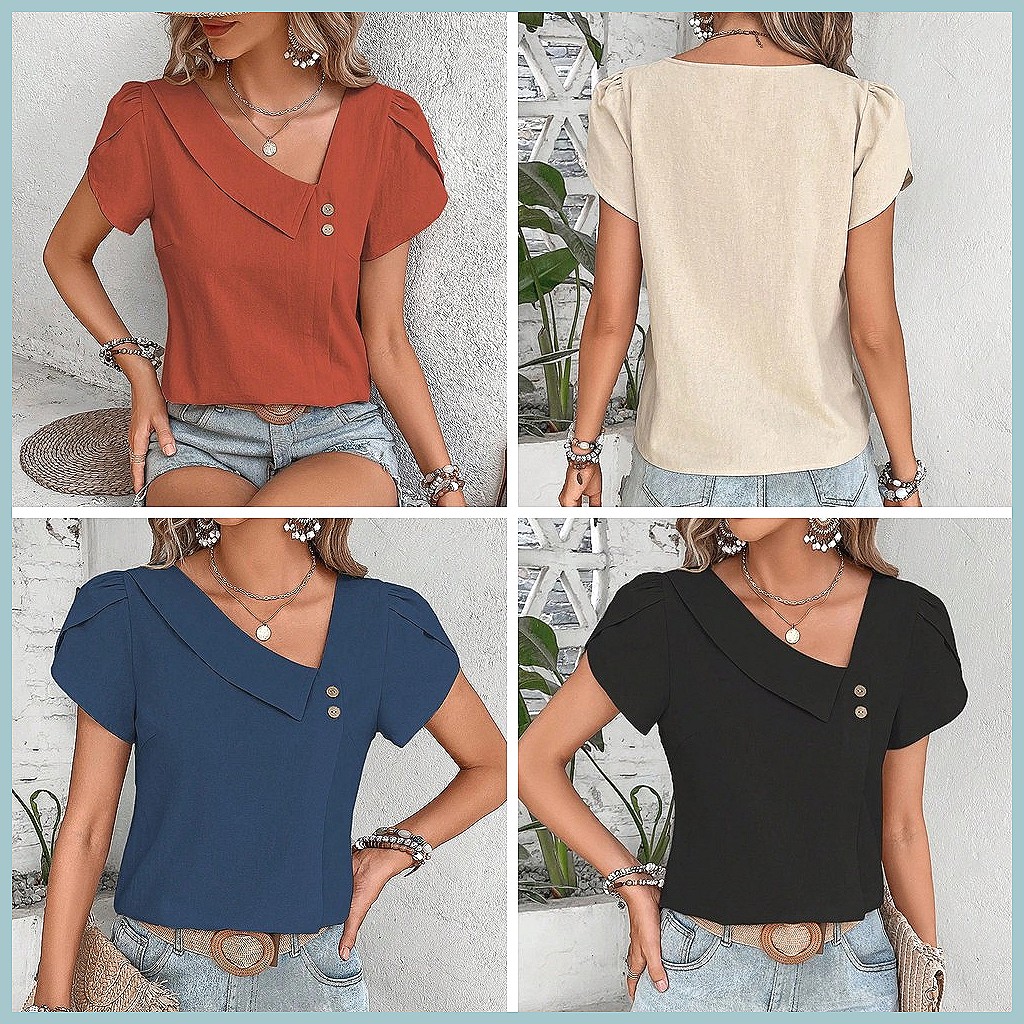 Летняя винтажная однотонная бл – обзор и цена Vintage Fashion For Women
