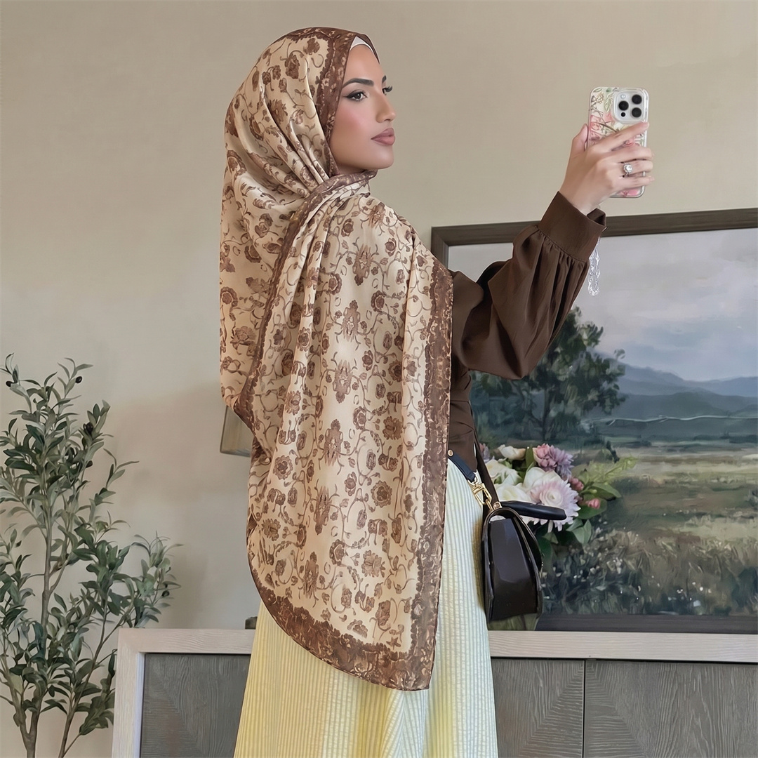 Винтажный хиджаб с цветочным п – обзор и цена Vintage Fashion For Women